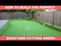 Comment construire le putting green parfait pour la maison  visite des coulisses