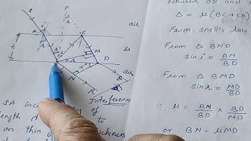 #Interference due to #Transmitted light by #Thin film