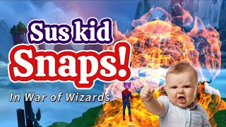 Sus kid SNAPs after getting killed 3 times by a ‘noobie’ in War of Wizards VR! (FULL VID!)