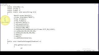 Java | Swing class 'JCheckBox ItemListener' | CodeLearning