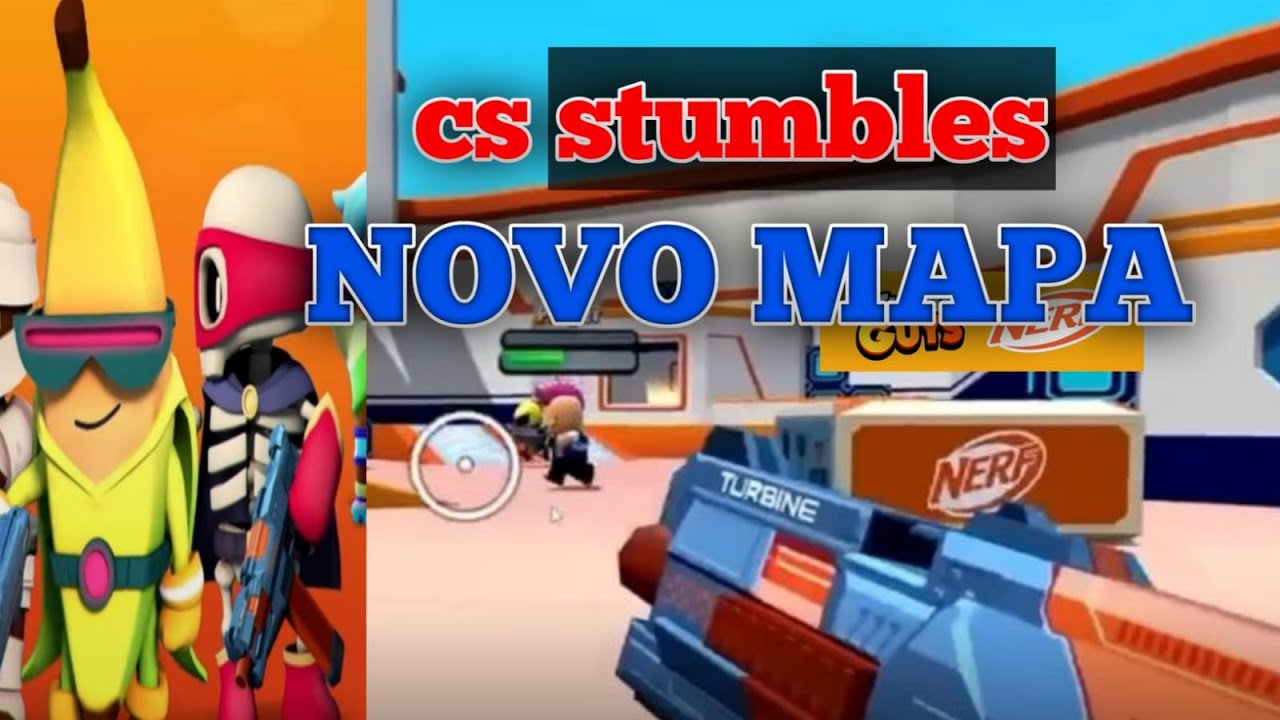 Stumble Guys adiciona novos impulsos e um novo mapa em parceria com a NERF