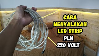 Cara Menghidupkan Lampu Led Strip 12v Menggunakan Charger Hp