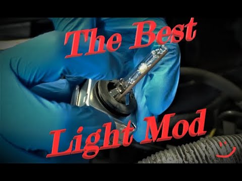 BMW x5 headlights bulb upgrade The best Light Mod for any used Car! how to replace headlight bulb