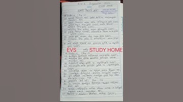 EVS suggestion class 11