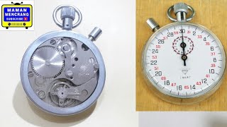 Jam Stopwatch Manual Winding Diamond Reviews - How To Stopwatch Hand Winding - Stopwatch
