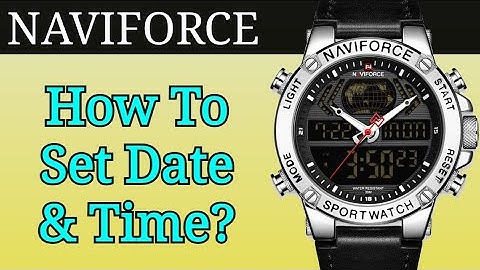 Naviforce Watch Time & Date Settings | How To Adjust Time and Date?