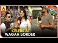 72nd Independence Day: Music Composer Kailash Kher And Cricketer Suresh Raina At Wagah Border