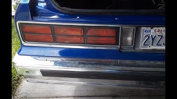 Sequential Rear Light Setup, 89 Chevy Caprice