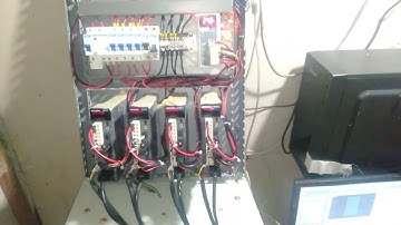 test running DIY CNC MACH3 AC SERVO MOTOR MR-J3 40A mitsubishi