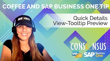 Quick Details View - Tooltip Preview