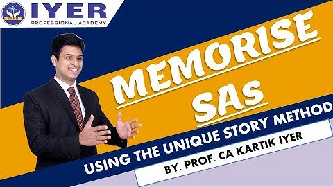 Memorise every STANDARD ON AUDITING using the Unique Story Method! CORONA FROM CHINA STORY!