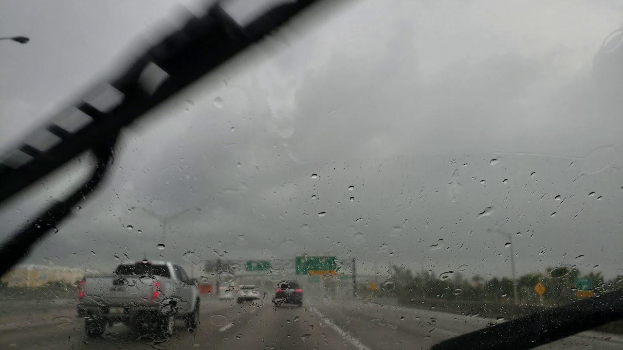 Driving in violent lightning 4k 60fps YouTube