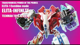 TRANSFORMERS POWER OF THE PRIMES Voyager class ELITA-1 Combine mode ELITA-INFINLTE