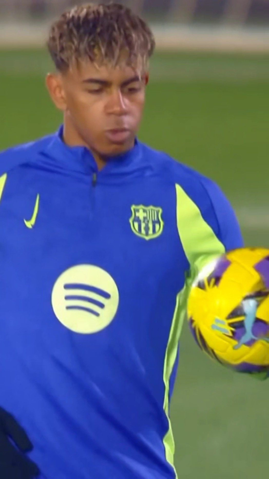 LAMINE is focused ⚽?‍♂️