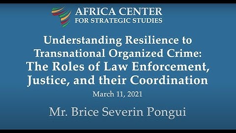 Understanding Resilience to Transnational Organized Crime: The Roles of Law Enforcement and Justice