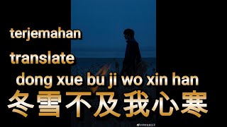 lagu mandarin dong xue bu ji wo xin han 冬雪不及我心寒【Pinyin Eng Sub 梦幻音乐 简体拼音英文动态字幕】2025