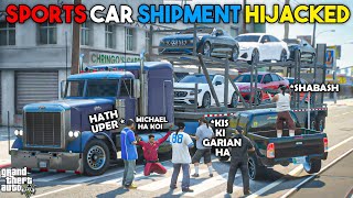 OMGMICHAEL'S SHIPMENT HIJACKED | GTA 5 | Real Life Mods #235 | URDU |