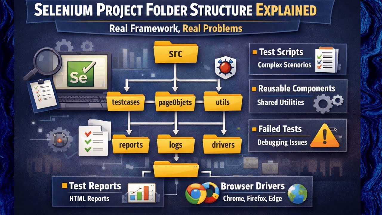 Your Selenium Framework Is Messy — Here’s the Real Folder Structure