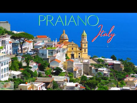 Praiano Italy, Drone and Walking Travel Vlog of Beautiful Praiano Campania