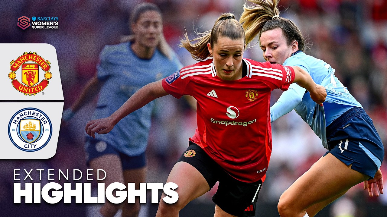 💥 Extended Highlights: Manchester United v Manchester City | Derby Highlights | Barclays 24/25