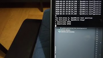 SpotMicro OS Alpha, Moving legs with the controller