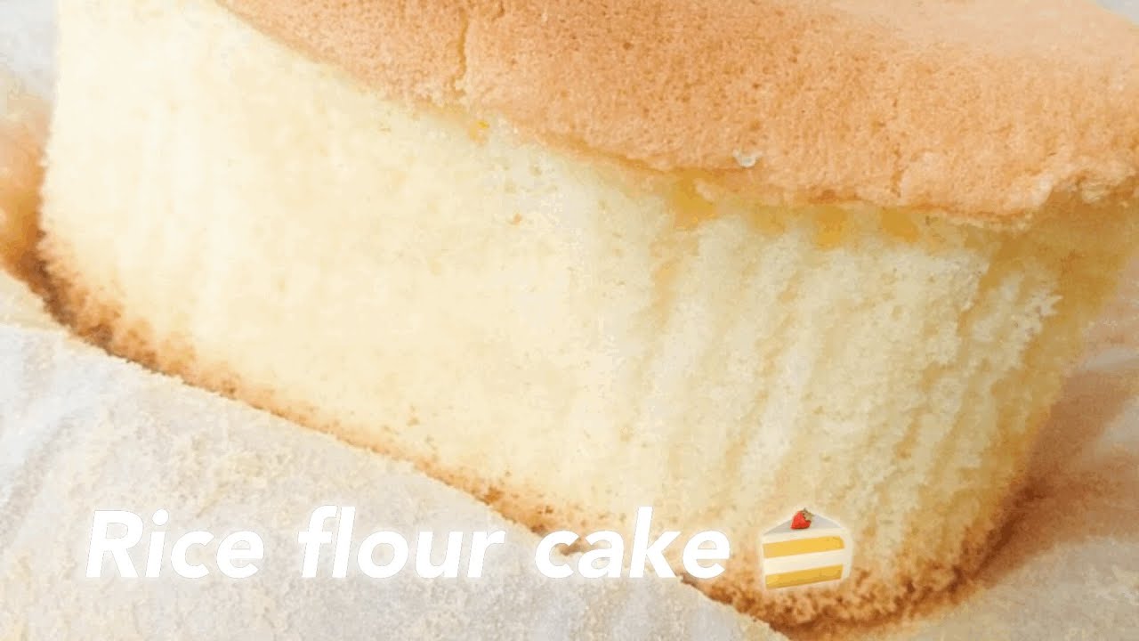 가볍고 달달한 쌀가루 케이크🧁쌀가루 카스테라 만들기 Rice flour cake recipe YouTube