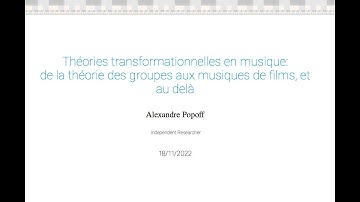 Transformational Music Theory: from group theory to film music analysis, and beyond...