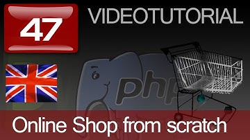 How to make an online shop with Dreamweaver and PHP. Chapter 47