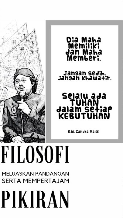 Kata Mutiara Filosofi R.M Candra Malik