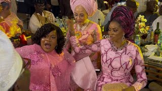 TOYIN ABRAHAM KNEEL DOWN TO GREET SHADE OKOYA AT OTUNBA GBENGA DANIEL 70TH BIRTHDAY  Profile