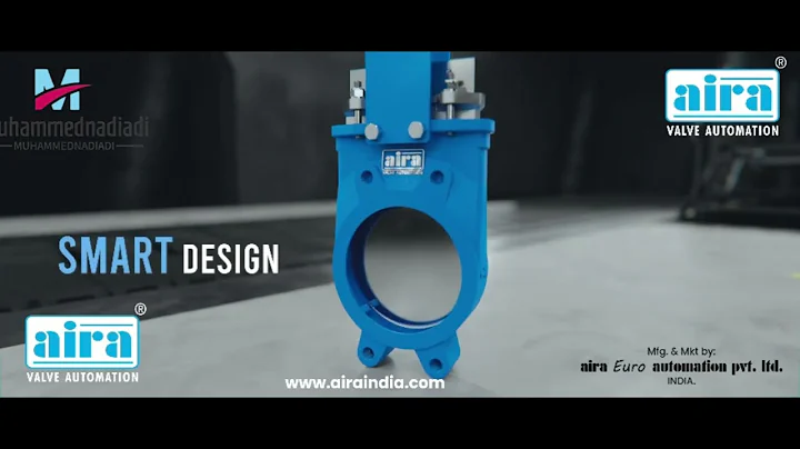 (KNIFE EDGE aira VALVE AUTOMATION GATE VALVE)in #Animation