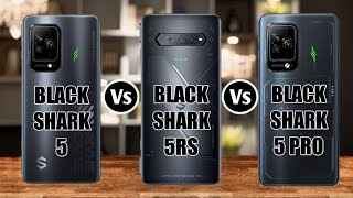 Black Shark 5 Vs Black Shark 5RS Vs Black Shark 5 Pro