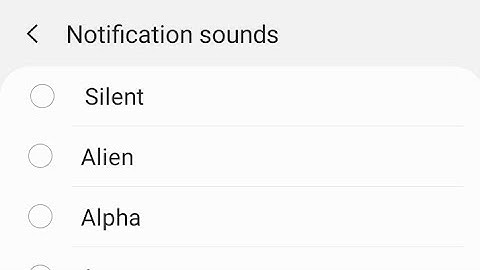 How To set Custom Notification Sound on Samsung A20,A30,A50,A70,A10
