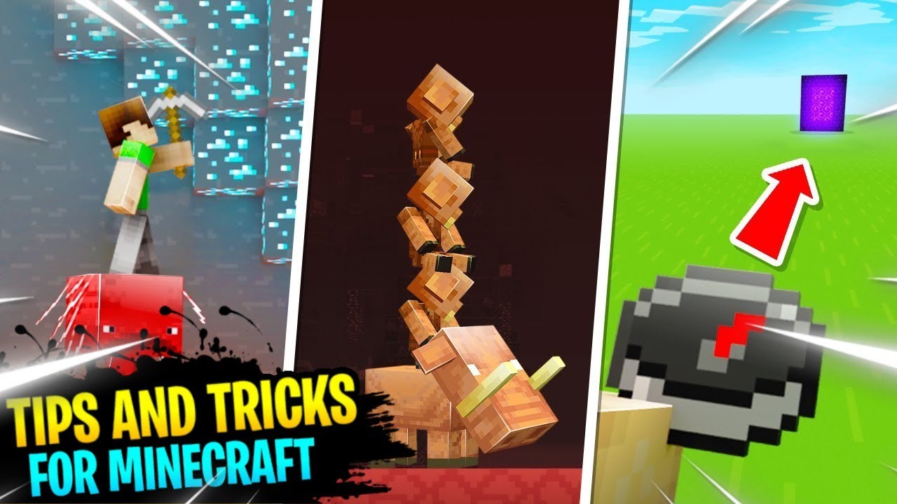 Top 10 tips and tricks for Minecraft in Hindi | Minecraft tips and ...