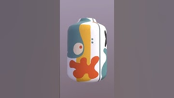 Fun 3d vase I mocked up in procreate #3dartwork #ipadproartist #procreatevideo #madeinprocreate