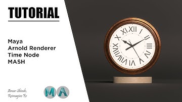 Time Node In MASH | Maya & Arnold Renderer | Tutorial