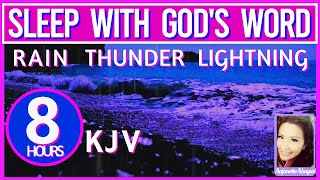 Bible For Sleep with Rain | Bible Verses For Strength and Peace of Mind | Bible Verses KJV