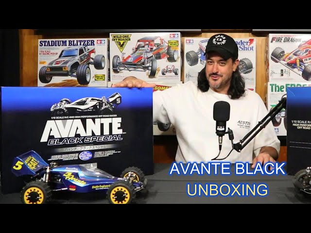 Unboxing the Tamiya Avante Black Special RC Kit - 47390 - YouTube