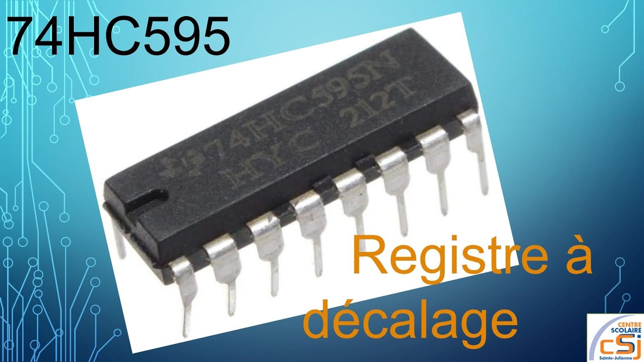 Registre à décalage 74HC595