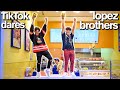 Funny TIKTOK CHALLENGE Brother vs Brother ft Hype House Lopez Brothers