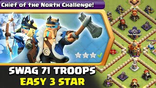 Easily 3 Star Chief of The North Challenge! in Clash of Clans | coc new event attack