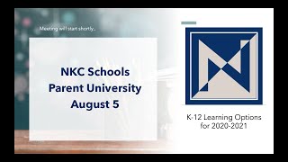 Parent University: K-12 Learning Options for 2020-2021