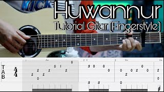 Fingerstyle Guitar Cover  Sholawat Huwannur  Tutorial Tab  Chord