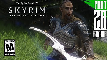 【SKYRIM 200+ MODS】Wood Elf Gameplay Walkthrough Part 28 - Ending [PC - HD]