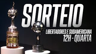 Sorteio da Libertadores e da Sudamericana AO VIVO!