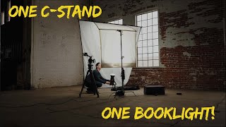 How to build a BOOKLIGHT with ONE C-STAND.