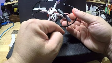 Hubsan X4 Balanced vs Unbalanced Propellers