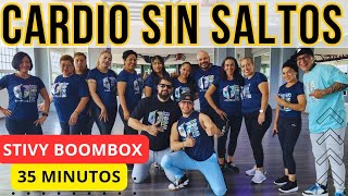 35 Min de Cardio Dance sin saltos | Rutina bajo impacto | Rutina de baile  para principiantes.