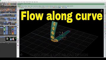 Flow along curve rhino 5 gemvision matrix 9 advance jewelry cad design #cad #jewellery