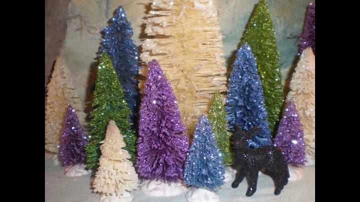 Bottle Brush Tree Ideas From Sugarbird Handmade Holidays